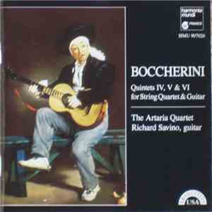 Boccherini, The Artaria Quartet, Richard Savino - Quintets IV, V & VI For String Quartet & Guitar download free