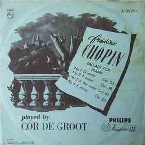 Cor de Groot - Frédéric Chopin - Ballads For Piano download free