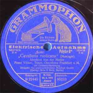 Franz Völker - Der Fliegende Holländer: Steuermannslied / Cavalleria Rusticana: Abschied Von Der Mutter download free