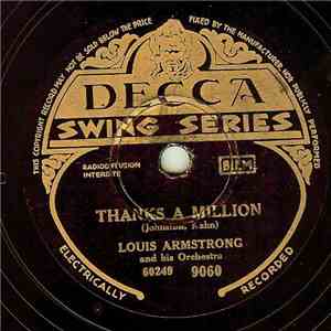 Louis Armstrong And His Orchestra - Thanks A Million / Solitude download free