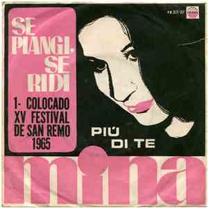 Mina  - Se Piangi, Se Ridi download free