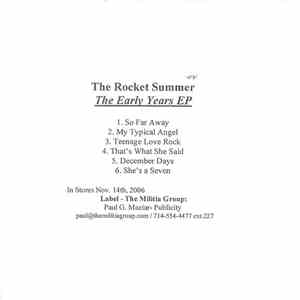 The Rocket Summer - The Early Years EP download free