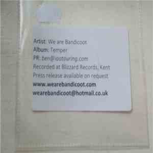 We Are Bandicoot - Temper download free